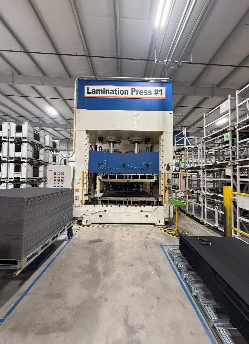 Lamination presses