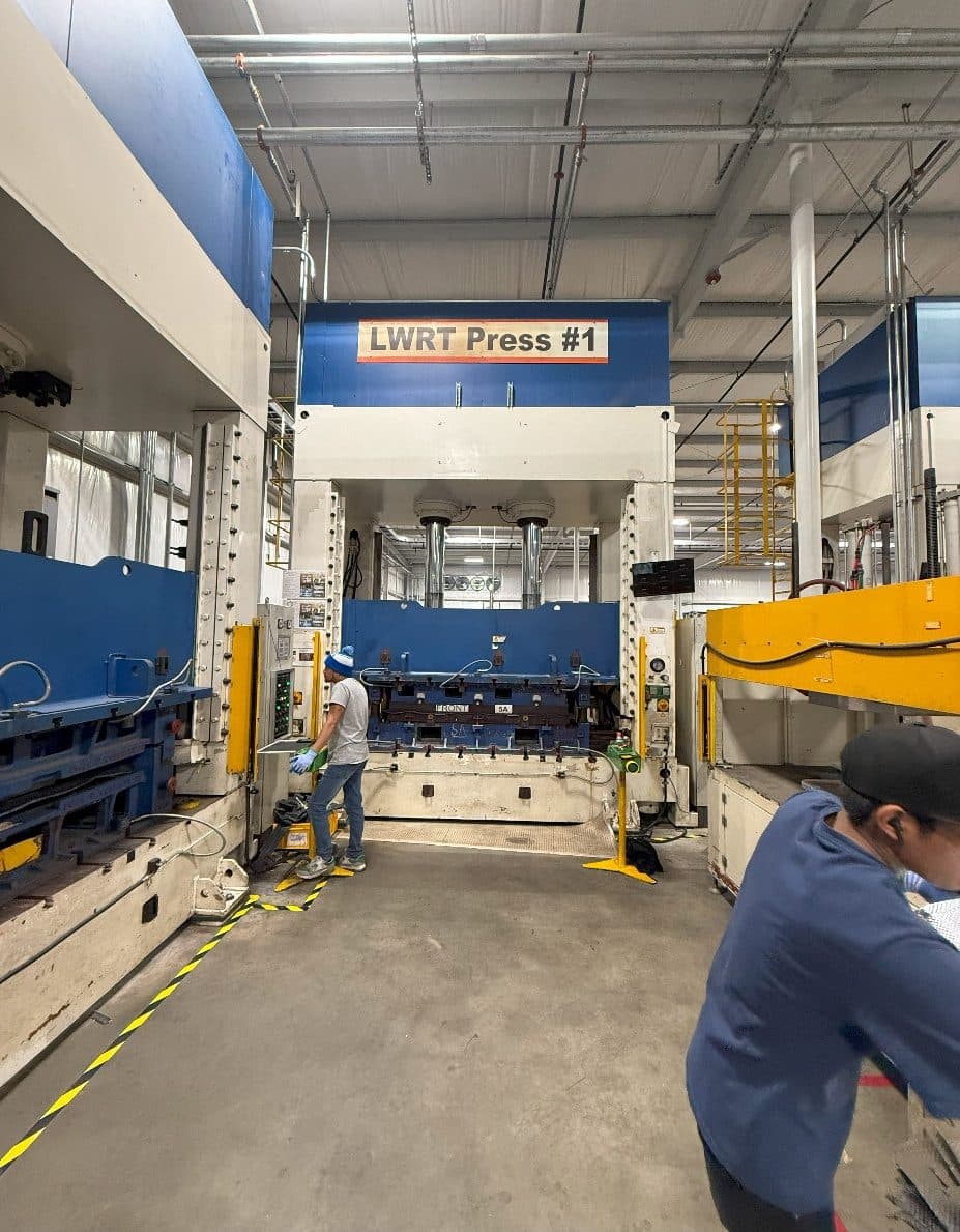 5 × 150-ton presses
